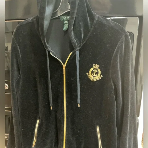 Ralph Lauren Black Jacket Jogging  Set, Large and XL - Picture 2 of 6